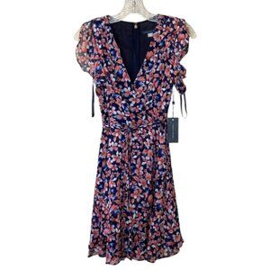 Tommy Hilfiger Floral Dress - Pink and Blue
